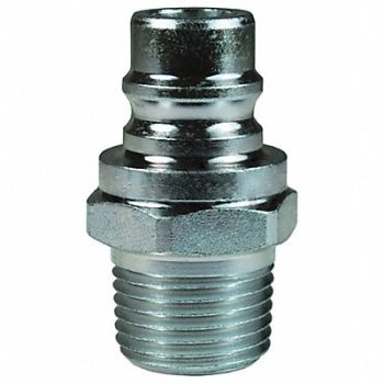 DIXON VALVE COUPLING V-Series Valved Plug 1/4 MNPTF 1/4, 58DF26