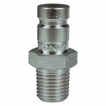 DIXON VALVE COUPLING PD-Series ST MNPT 1/4 Plug 1/8, 58DH63