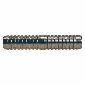 DIXON VALVE COUPLING Barbed Hose Mender 316 SS 3 ID Male, 55EV31
