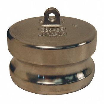 DIXON VALVE COUPLING Cam and Groove Dust Plug 3 SS, 58DR39