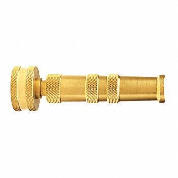 DIXON VALVE COUPLING Brass Twist Nozzle 4, 58DU84