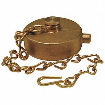 DIXON VALVE COUPLING Brass Pin Lug Cap, 58DV32