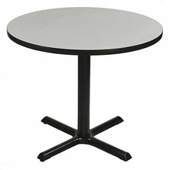 CORRELL INC. CafeandBreakroom Round Table 48 Gray G, 58HN24