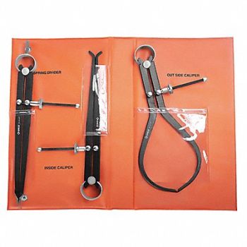 GROZ Inside/Outside Caliper Divider Set 3pcs., 58JL27