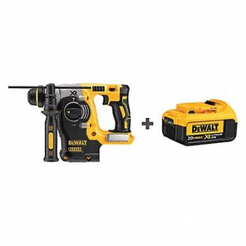 DEWALT Cordless Rotary Hammer Drill Kit 6.8 lb., 58JL79