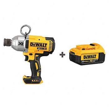 DEWALT Cordless Impact Wrench Kit Straight, 58JL98