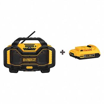 DEWALT Jobsite Charger Radio Kit 20.0/60.0V, 58JM06