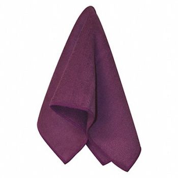 MICROFIBER TECHNOLOGIES Microfiber Cloth Gen Purpose 16x16 Prpl, 58LA99