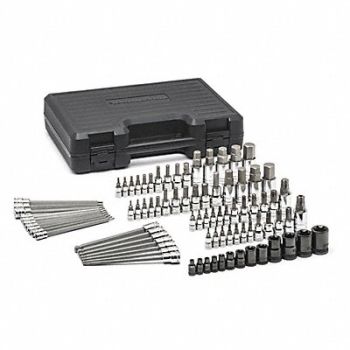 GEARWRENCH SAE/Metric Hex Bit Socket Set 84pcs., 58LC55