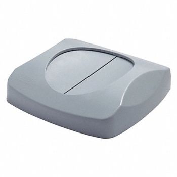 RUBBERMAID COMMERCIAL PRODUCTS Swing In Top 16x16x4 Gray, 58LK84