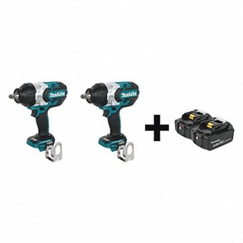 MAKITA Impact Wrench Kit Cordless 18VDC, 58ML81