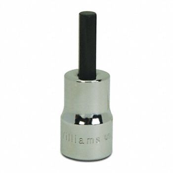 WILLIAMS Hex Bit Socket 3/8 D 7/32, 58TU74