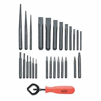WILLIAMS Punch and Chisel Set 27pcs., 58TH96