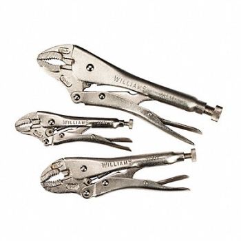 WILLIAMS Locking Plier Set 3pcs., 58TJ12