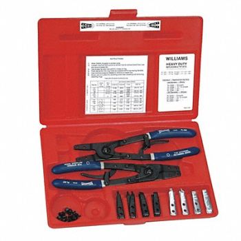 WILLIAMS Internal Snap Ring Plier, 58UA10