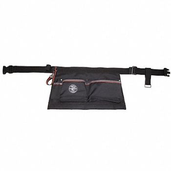 KLEIN TOOLS Black Tool Belt Ballistic Polyester, 58UR22