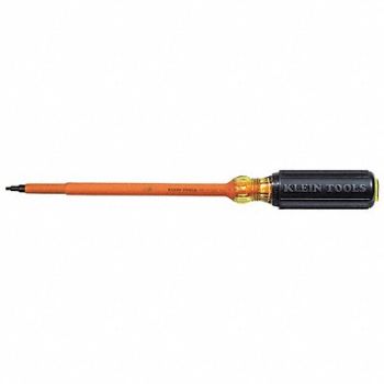 KLEIN TOOLS Insulate Screwdriver Square 7 Shank #1, 58UT23