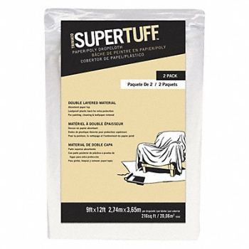 SUPER TUFF Disposable Paper/Poly Drop 9x12, 58UU38