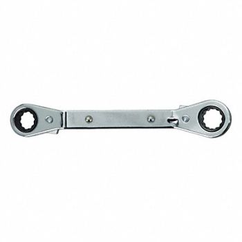 WILLIAMS Ratchet Box Wrench 12 pt 1-1/16 x 1-1/4, 58XK26
