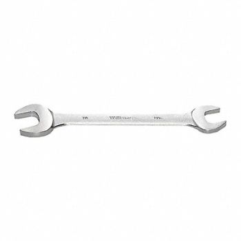 WILLIAMS Wrench Open End 9/16X5/8 Satin Chrome, 58XK16