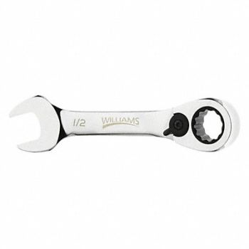 WILLIAMS Super Combo Wrench 12 pt. 7/16 Red, 58XN25