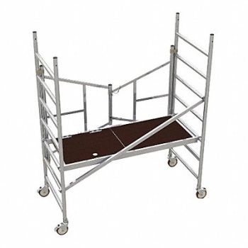 METALTECH Scaffold Tower Easy-Set Aluminum 6 ft., 58YT88