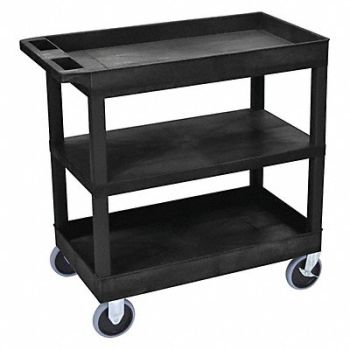 LUXOR Cart (2) Tub 1 Flat shelves 18 x32, 58ZX79