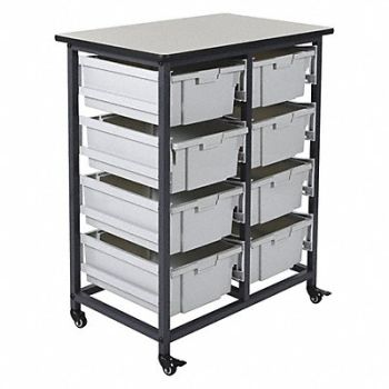 LUXOR Stackable Storage Bins (8 L), 58ZY90