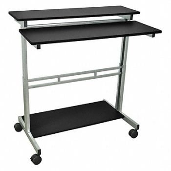 LUXOR Stand Up Desk Black 40, 58ZZ38