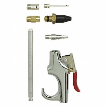 CAMPBELL HAUSFELD Pneumatic Kit Blow Gun 7pcs., 59DH31