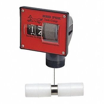 HUSKY Red Fox Tank Gauge 2 NPT, 59DL76