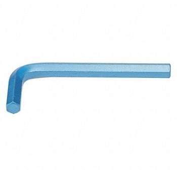 METRIC BLUE Short Arm Hex Key Premium M10 Blue, 59FL74