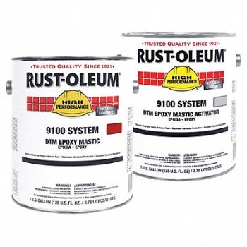 RUST-OLEUM Epoxy Activator/Finish Safety Red 1 gal, 59YE60