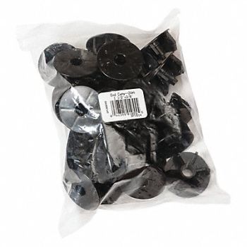 SEYMOUR MIDWEST RAKE End Caps Polypropylene 3/8 Dia PK24, 59JT43