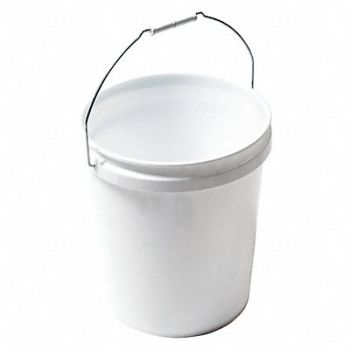 SEYMOUR MIDWEST RAKE Project Bucket 5 gal White, 59JU63