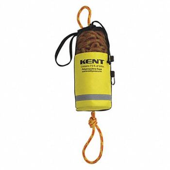 KENT SAFETY Rescue Throw Bag With 75ft. Rope, 59MD27