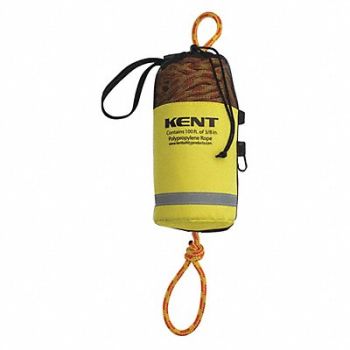 KENT SAFETY Rescue Throw Bag With 100ft. Rope, 59MD28