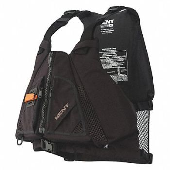 KENT SAFETY Life Vest Law Enforcement Black XL/2XL, 59ME59