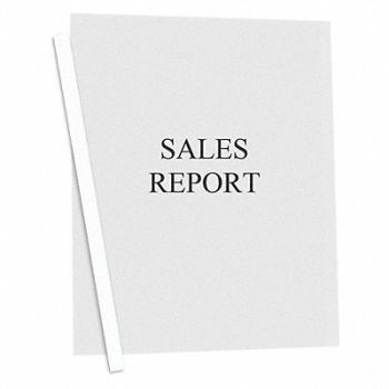 C-LINE PRODUCTS Report Cover Binding Bar Clear PK50, 59PC17