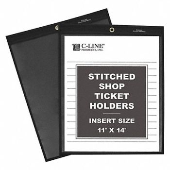 C-LINE PRODUCTS Shop Ticket Holders 1 Side 11 x 14 PK25, 59PC84