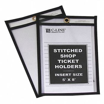 C-LINE PRODUCTS Shop Ticket Holders 2 Side 5 x 8 PK25, 59PC88