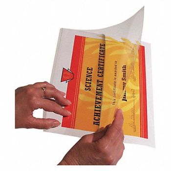 C-LINE PRODUCTS Quick Cover Laminate Pockets PK25, 59PE32