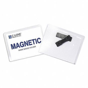 C-LINE PRODUCTS Magnetic Style Name Badge Kit 4x3 PK20, 59PF31