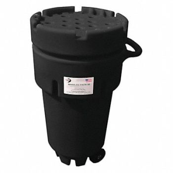 BLACK DIAMOND ECO SOLUTIONS Overpack Drum Black 0.25in, 452M38