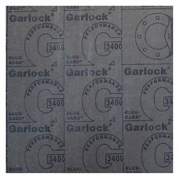 GARLOCK BLUE-GARD Gasket Sheet Garlock 3400 30 x 30 x 1/8, 59PK41