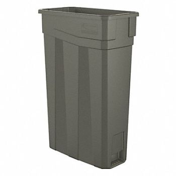 SUNCAST COMMERCIAL Trash Can Plastic 11 Wx20 Dx30 H 23 gal., 59UT09
