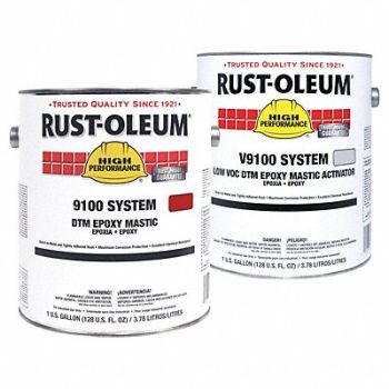 RUST-OLEUM Epoxy Activator/Finish Safety Red 1 gal, 59YE62