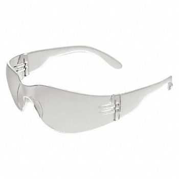 ERB SAFETY Safety Glasses Clr Frame Clr Anti-Fog, 59ZF94