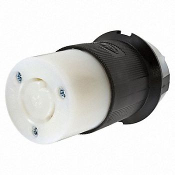HUBBELL Connector 250VAC 20A L6-20R 2P 3W 1PH, 5A082