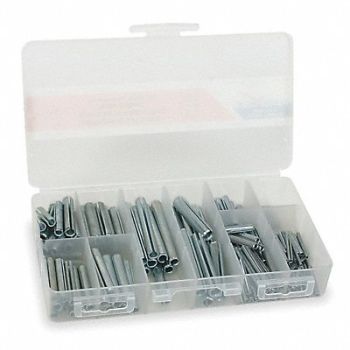 ITW BEE LEITZKE Spring Pin Assortment 204 Pcs, 5A198
